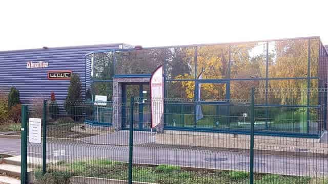 Devanture de la Fromagerie LEDUC à Sommeron